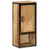 Mueble de baño madera maciza de mango y hierro 40x27x90