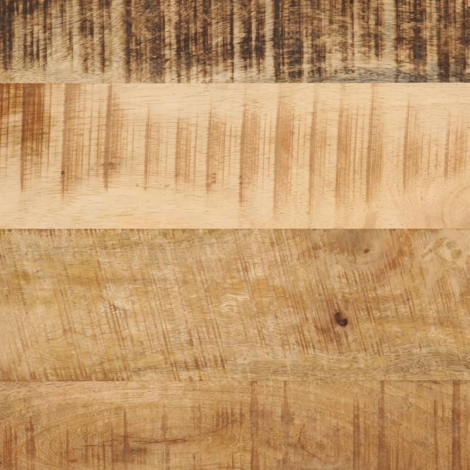 Mueble de baño madera maciza de mango y hierro 55x35x60