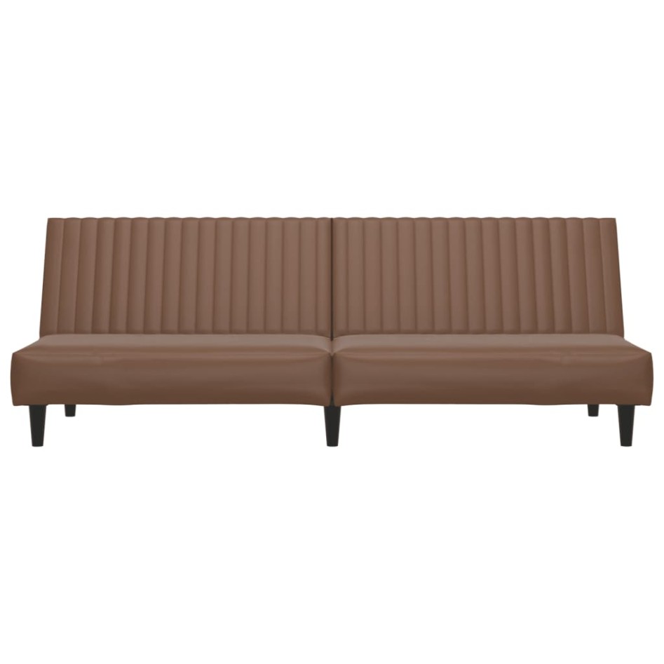 Sofá cama de 2 plazas cuero sintético