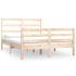 Estructura de cama madera maciza de pino 120x190