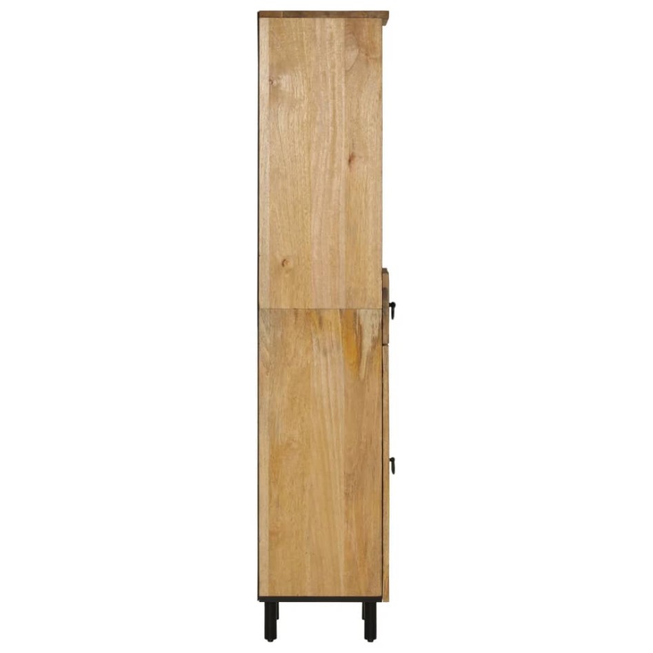 Mueble de baño madera maciza de mango 38x33x160