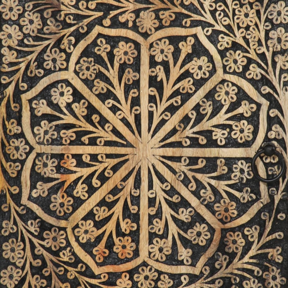 Mueble de baño madera maciza de mango 38x33x160