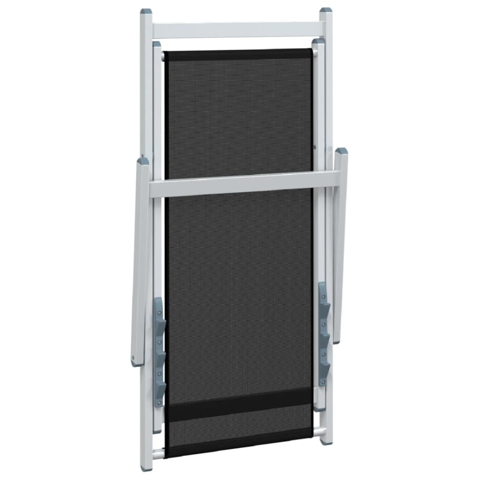 Sillas de playa plegables 2 unidades aluminio y textilene