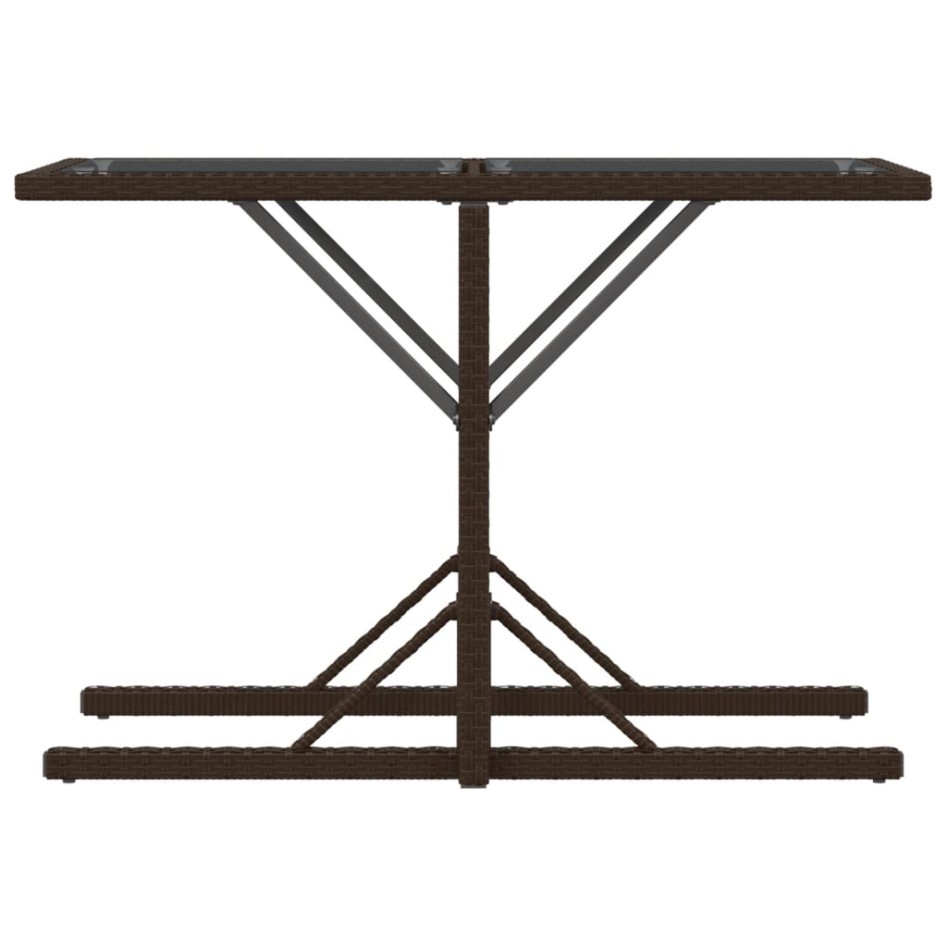 Sillas y mesita de jardín con cojines 3 piezas ratán PE