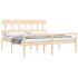 Cama de matrimonio para personas mayores cabecero madera