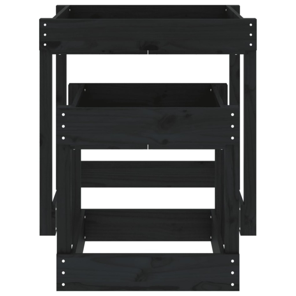 Mesas de arena 2 uds madera maciza de pino