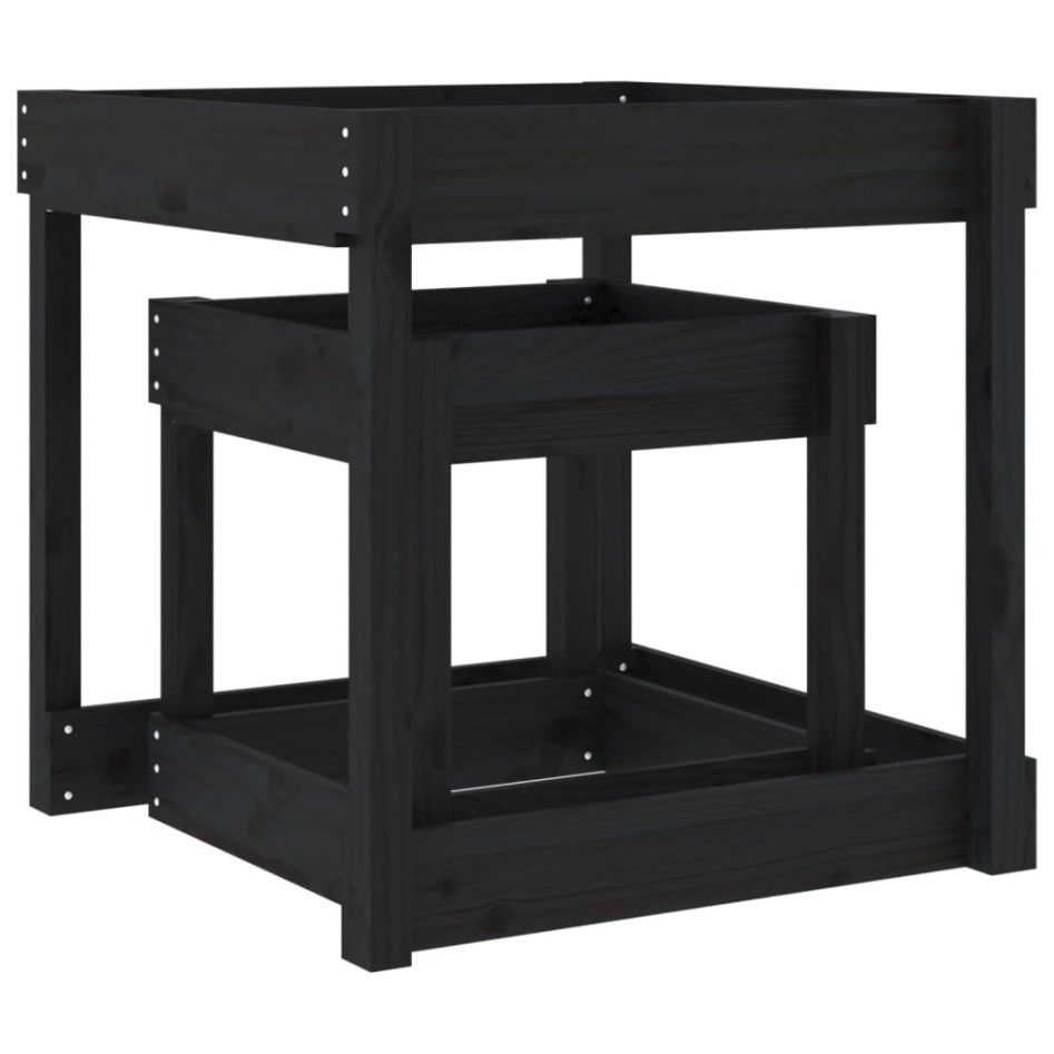 Mesas de arena 2 uds madera maciza de pino