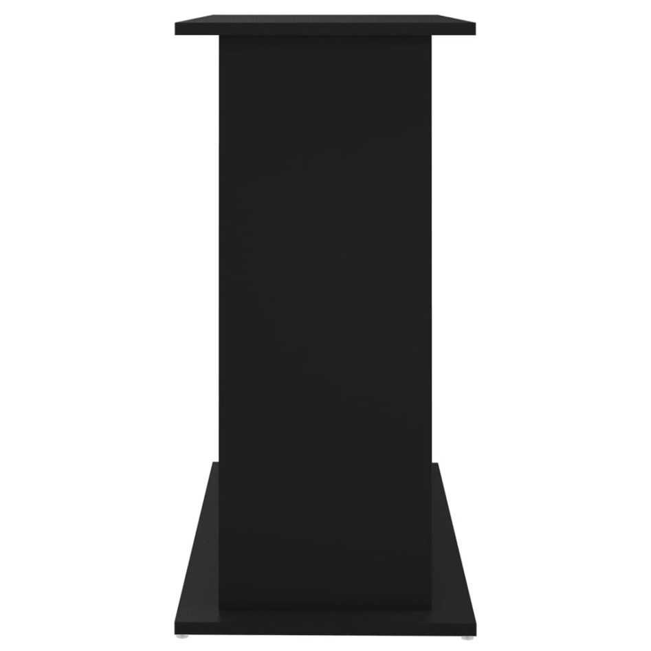 Soporte para acuario madera de ingeniería negro 81x36x73