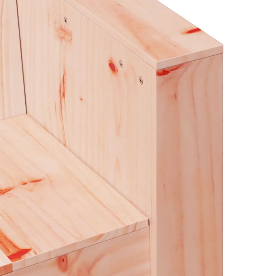 Sofá de jardín de 3 plazas madera maciza Douglas 189x60x62