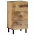Armario auxiliar madera maciza de mango 40x33x75