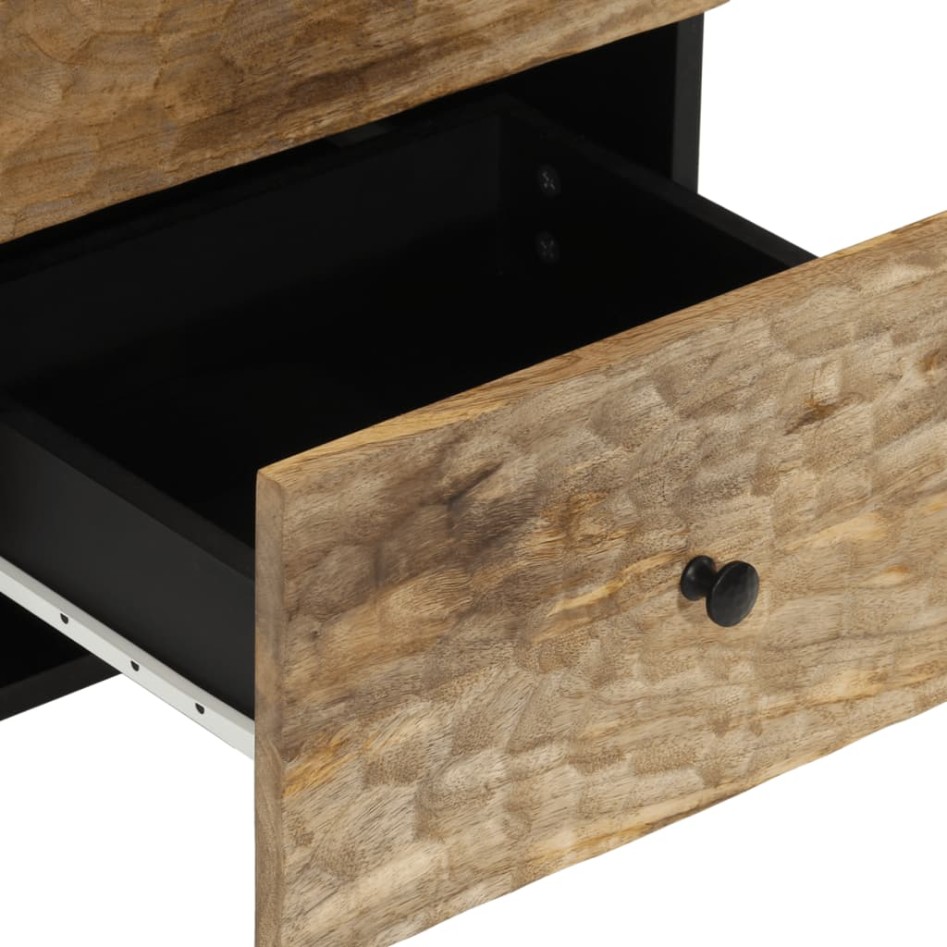 Armario auxiliar madera maciza de mango 40x33x75
