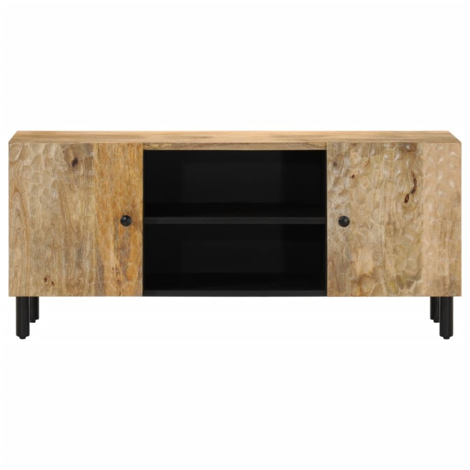 Mueble de TV madera maciza de mango 105x33x46