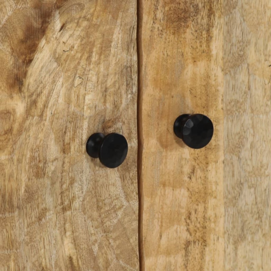 Armario auxiliar madera maciza de mango 60x33x75