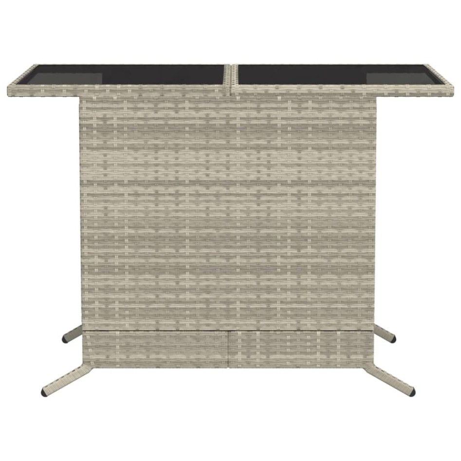 Sillas y mesita de jardín 3 piezas ratán sintético cojín