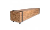 Mueble para la TV de madera de teca, modelo Nortis