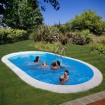 Piscina ovalada, modelo Moorea 700x320X150