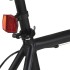 Bicicleta de piñón fijo negro y verde 700c 51