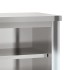 Armario de pared de cocina con estante acero