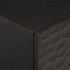 Mesitas de noche 2 uds madera maciza de mango negro 40x33x46