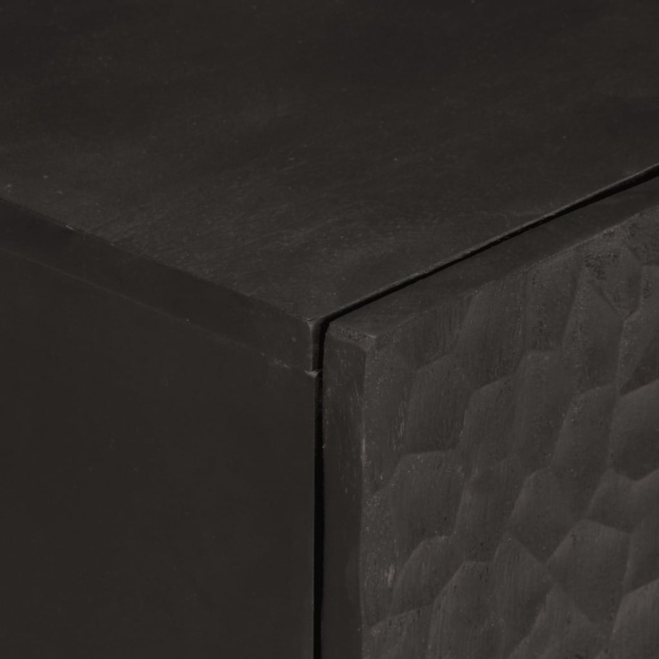 Aparador madera maciza de mango negro 60x33x75