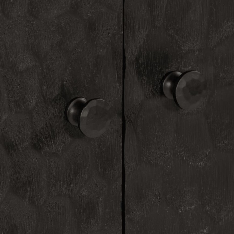 Aparador madera maciza de mango negro 60x33x75