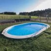 Piscina ovalada, modelo Sumatra 800x400X120