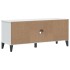 Banco zapatero VIKEN madera maciza de pino blanco 106x35x45