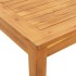 Mesa de comedor de jardín madera maciza de acacia 110x110x75