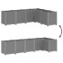 Jardinera PP gris claro 160x120x53