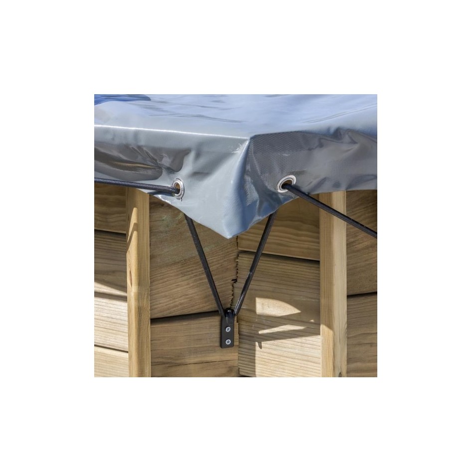 Cubierta de invierno para piscina Gre modelo City 225x225