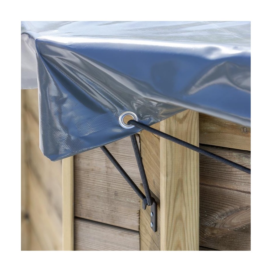 Cubierta de invierno para piscina Gre modelo City 225x225