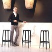 Taburete de diseño, modelo Brooklyn Alto