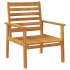 Sillón de jardín 2 unidades madera maciza acacia 66,5x65x81