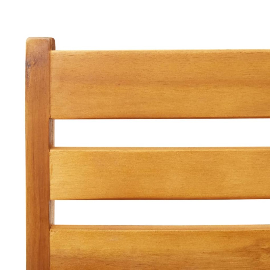 Sillón de jardín 2 unidades madera maciza acacia 66,5x65x81