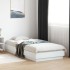 Estructura de cama madera de ingeniería blanca 90x200