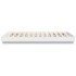 Estructura de cama con luces LED blanco 140x200