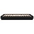Estructura de cama con luces LED negro 120x200
