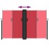 Toldo lateral retráctil rojo 160x1200