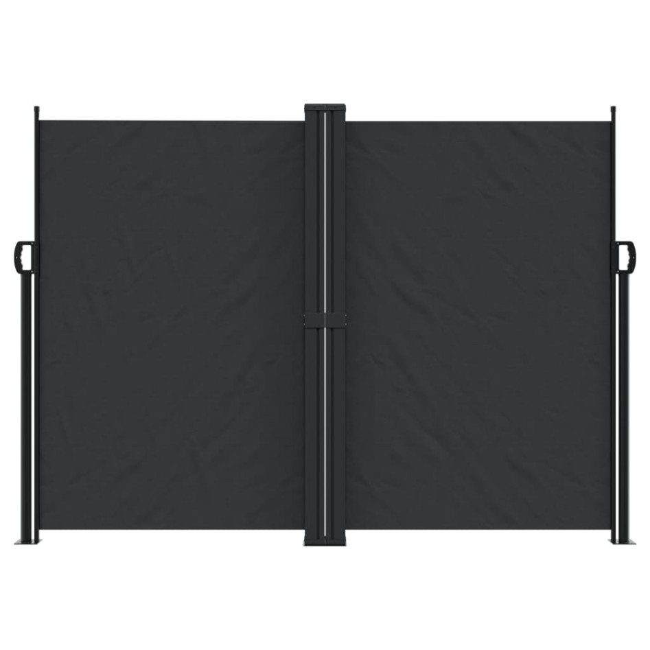 Toldo lateral retráctil negro 180x1200