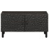 Mesa de centro madera maciza de mango negra 80x50x40