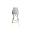 Taburete sin brazos, modelo Faz Wood Alto