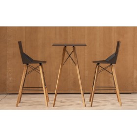 Taburete de diseño, modelo Faz Wood