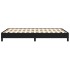 Estructura de cama tela negro 120x190