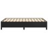 Estructura de cama cuero sintético negro 120x190