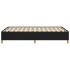 Estructura de cama tela negro 120x190
