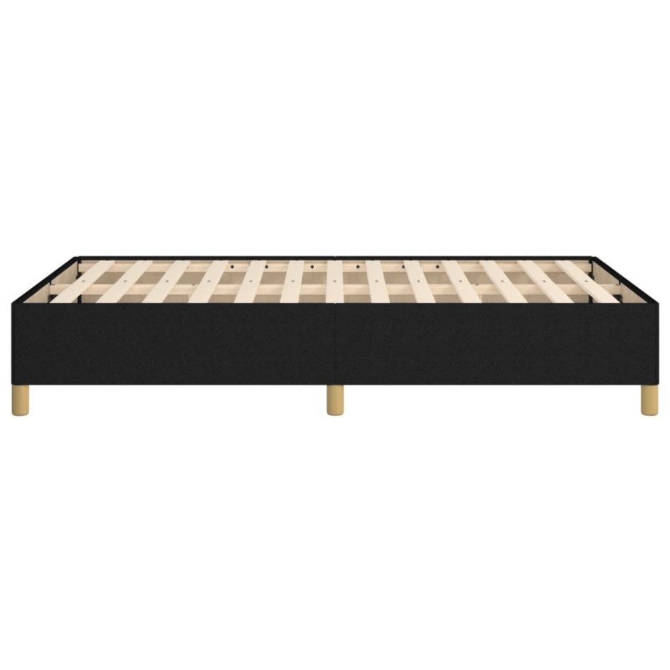 Estructura de cama tela negro 120x190