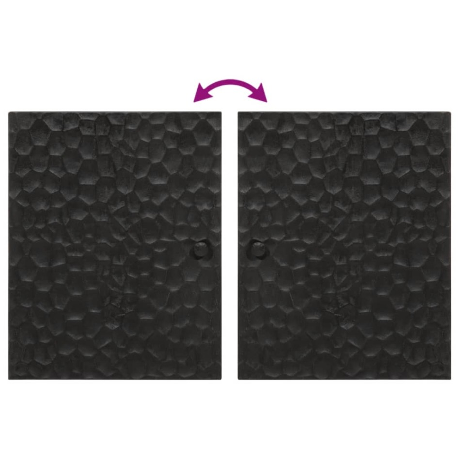 Conjunto de armarios de baño 4 piezas madera maciza de