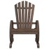 Sillones de jardín Adirondack 2 uds madera maciza de
