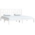 Estructura de cama madera maciza de pino blanco 200x200
