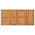 Mesa de jardín ratán PE beige y madera de acacia 190x90x75